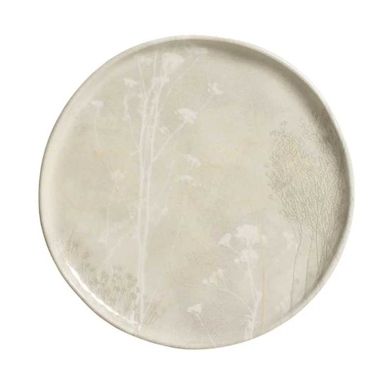 Conjunto com 6 Pratos de Sobremesa Bio Stoneware Primavera Ø21,5cm