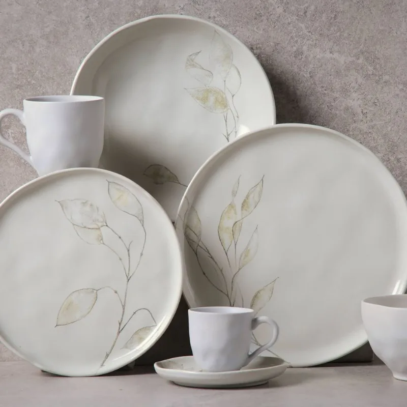 Conjunto com 6 Pratos Raso Bio Stoneware Luau Ø27,5cm