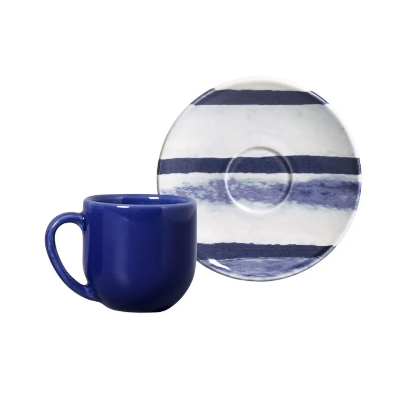 Conjunto com 6 Xícaras de Café com Pires Coup Cyanotype 112ml