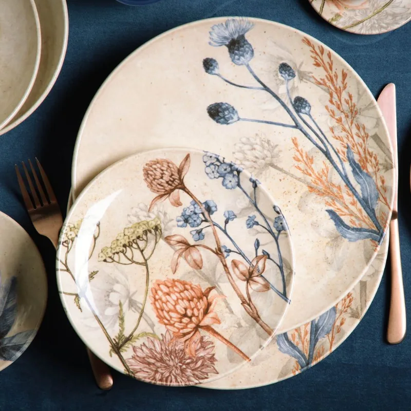 Conjunto com 6 Pratos de Sobremesa Coup Bloemen Ø20,5cm