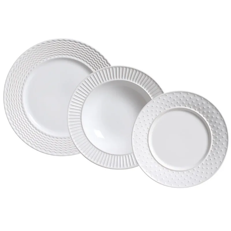 KIT CELEBRAR 18 PEÇAS MEZCLA BRANCO