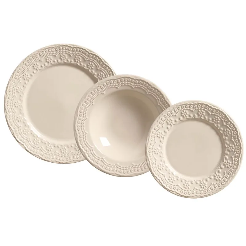 Kit Celebrar 18 Peças Madeleine Cru