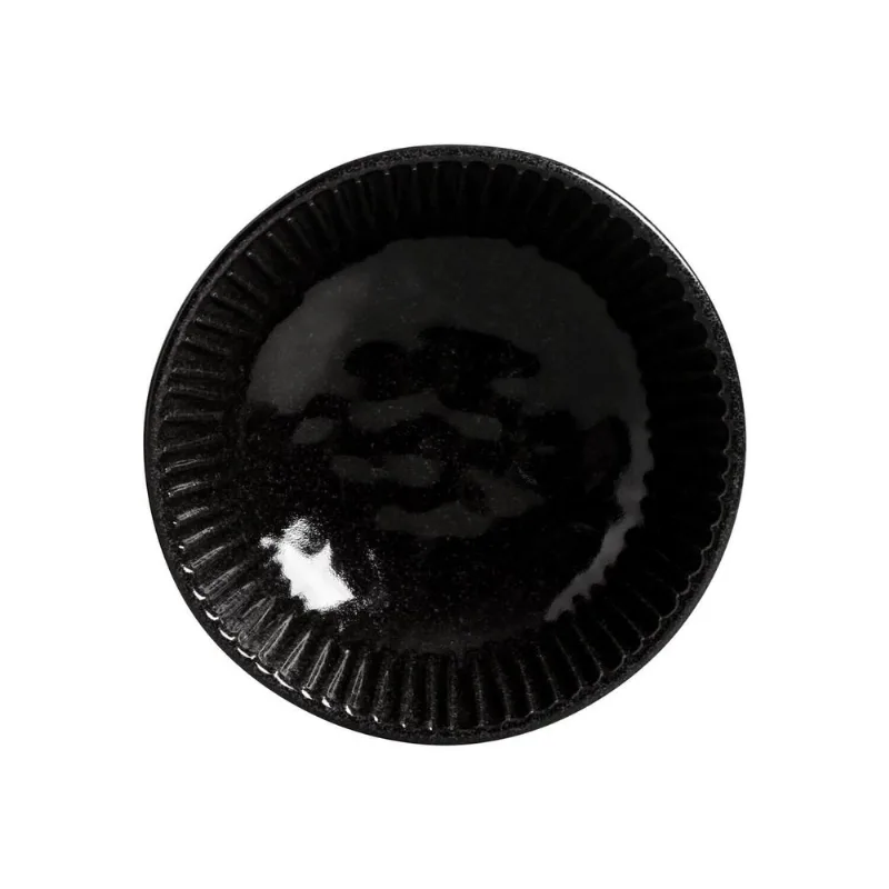 Conjunto com 6 Cumbucas Linhas Black Sand Ø15x5,5cm 370ml