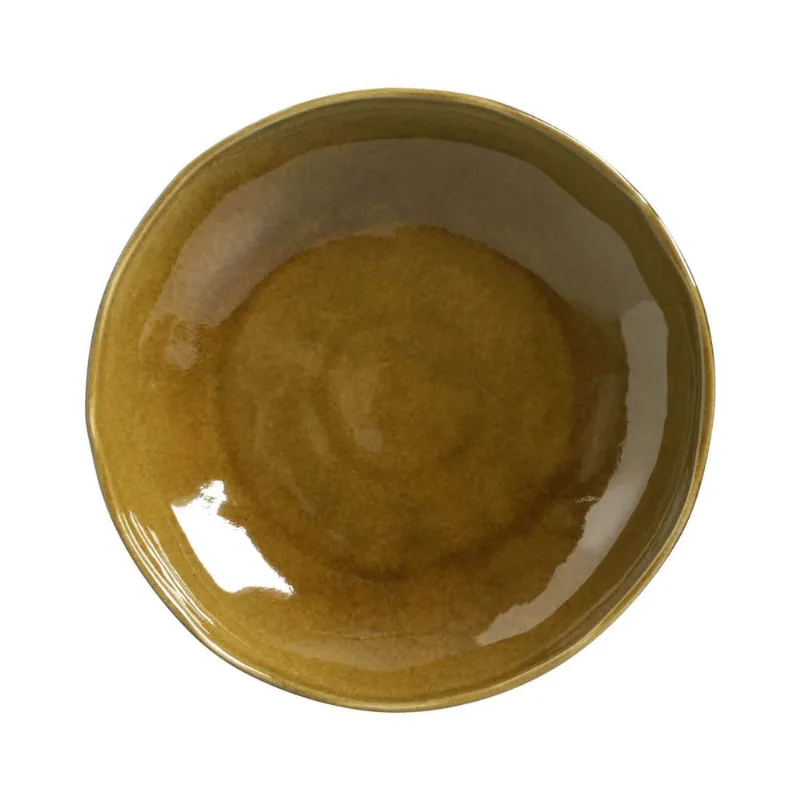 Conjunto com 6 Pratos Fundo Bio Âmbar Ø25cm 1100ml