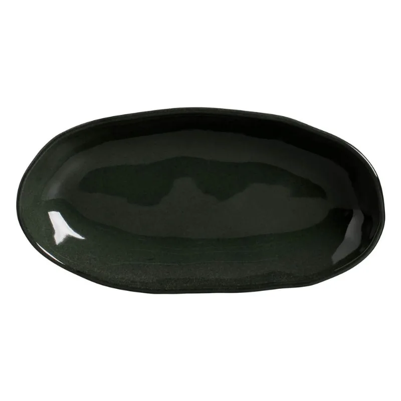 Conjunto com 4 Travessas Oval Funda Grande Orgânico Naturale 32x16cm 650ml