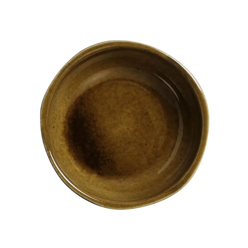 Conjunto com 6 Ramequim Orgânico Médio Âmbar Ø9x3cm 70ml