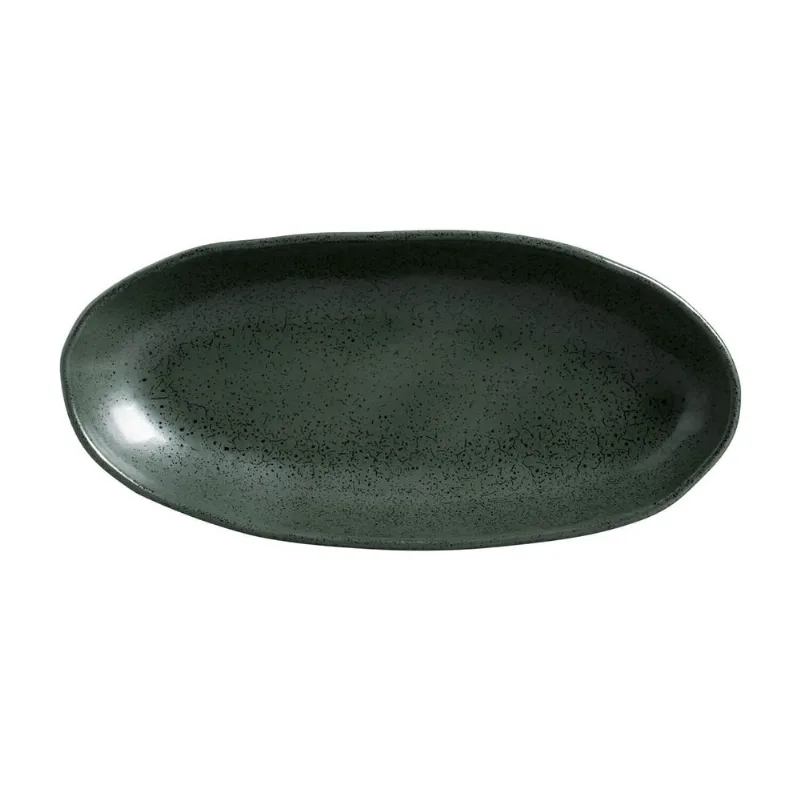 Conjunto com 4 Travessas Oval Funda G Orgânico Greenery 32x16cm 650ml