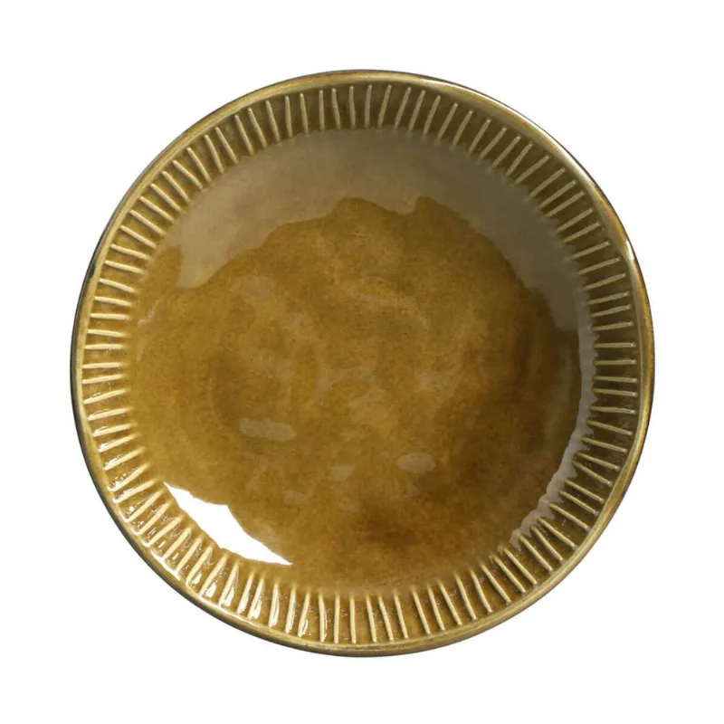 Conjunto com 6 Pratos Fundo Linhas Âmbar Ø22,5cm 830ml