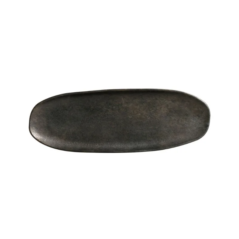 Conjunto com 4 Travessas Oval Rasa Grande Orgânico Agate 36X13cm