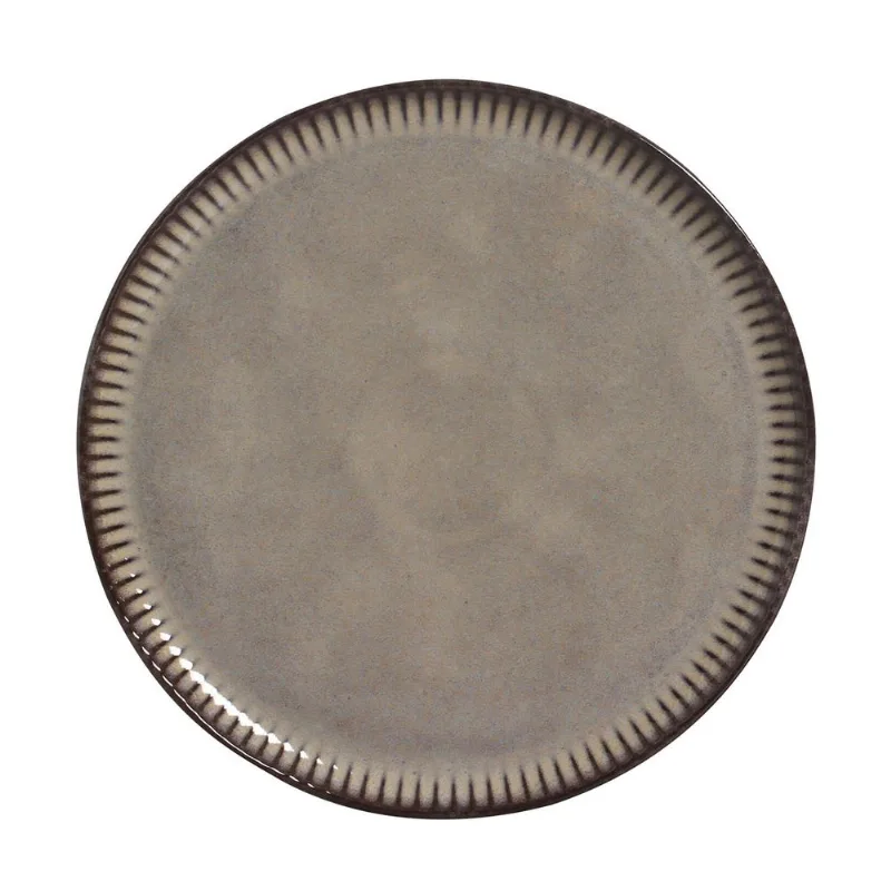 Conjunto com 6 Pratos Raso Linhas Tourmaline Ø27,5cm