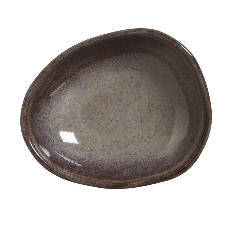 Conjunto com 6 Cumbucas Oval Orgânico Tourmaline 14,5x12x4,9cm 265ml