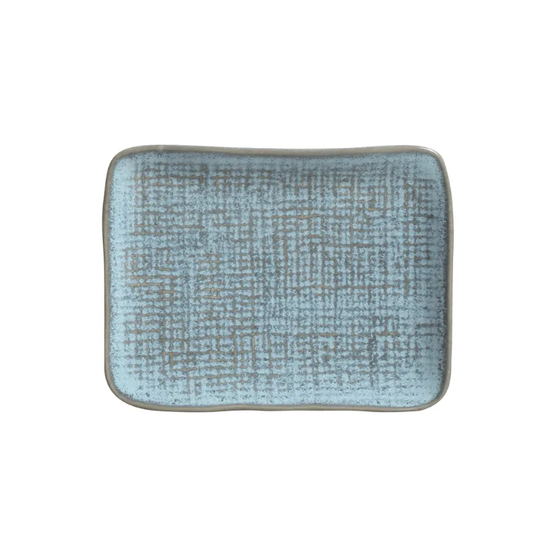 Conjunto com 4 Travessas Retangular Pequena Juta Breeze 18x14cm