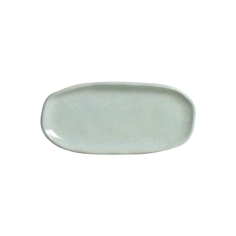 Conjunto com 4 Travessas Oval Rasa Mini Orgânico Mint 16,5x8cm