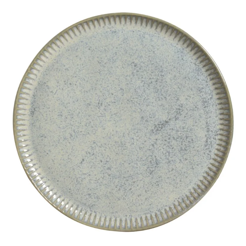 Conjunto com 6 Pratos Raso Linhas Green Granite Ø27,5cm