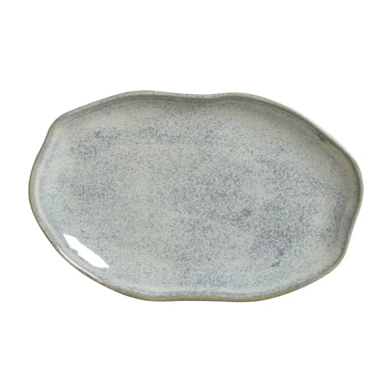 Conjunto com 4 Travessas Oval Rasa Média Bio Green Granite 30x20cm