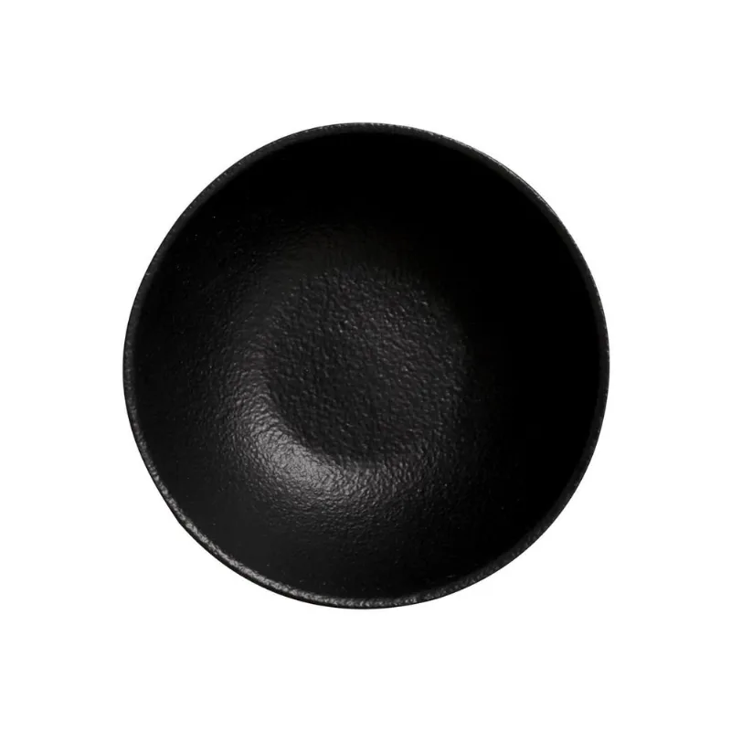 Conjunto com 6 Cumbuca Coup Stoneware Preto Matte Ø13,5x5,5cm 360ml