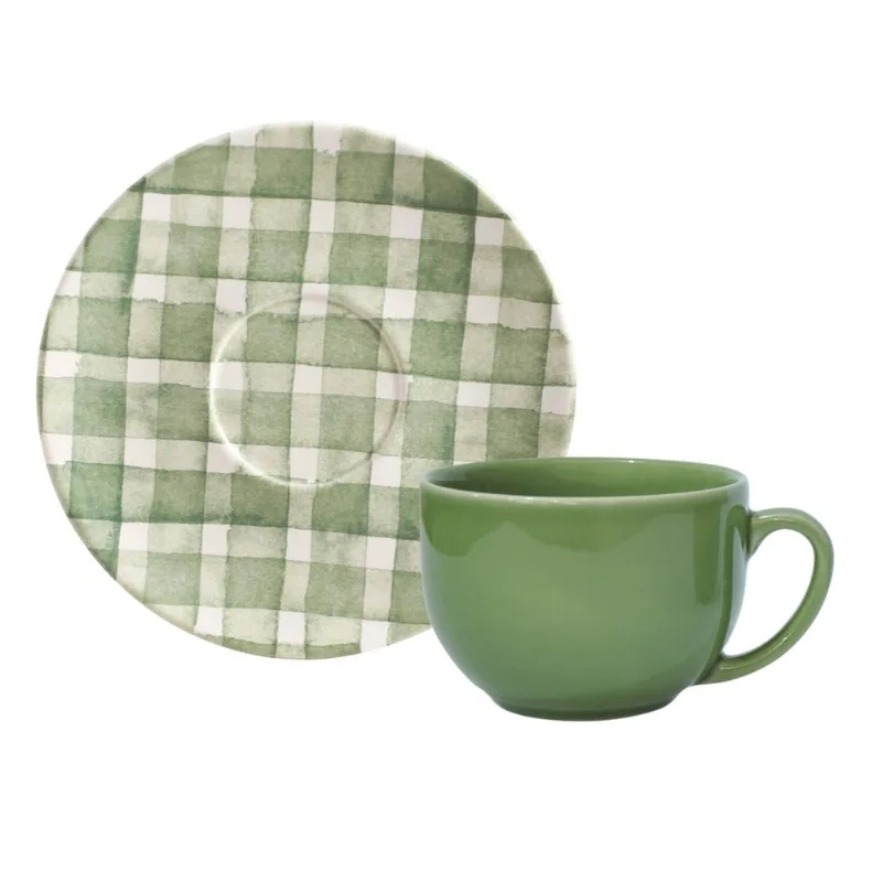 Conjunto com 6 Xícaras de Chá com Pires Coup Grêta 260ml