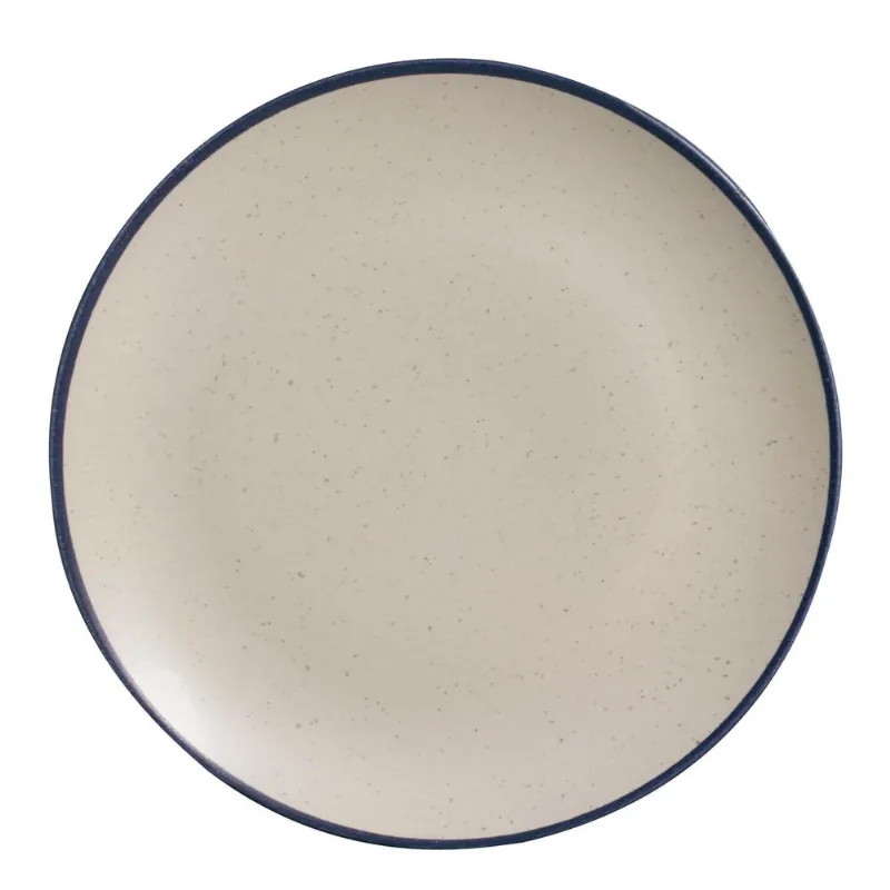 Conjunto com 6 Pratos Raso Coup Stoneware Uirapuru Ø26cm