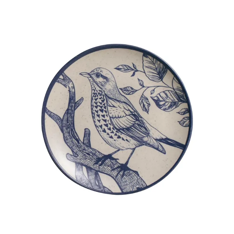Conjunto com 6 Pratos de Sobremesa Coup Stoneware Uirapuru Ø19,4cm