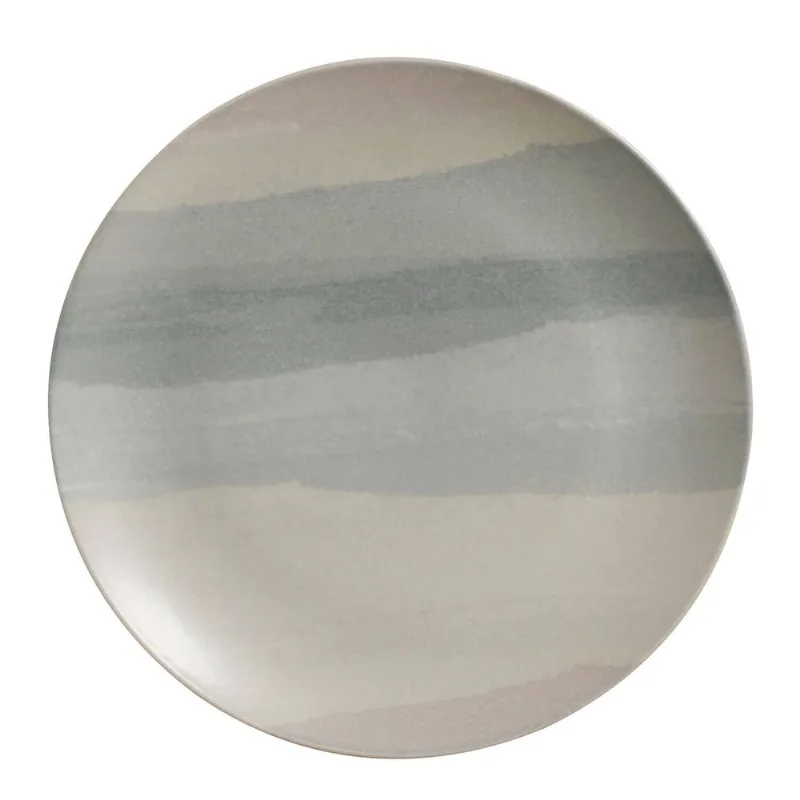 Conjunto com 6 Pratos Raso Coup Stoneware Antártida Ø26cm