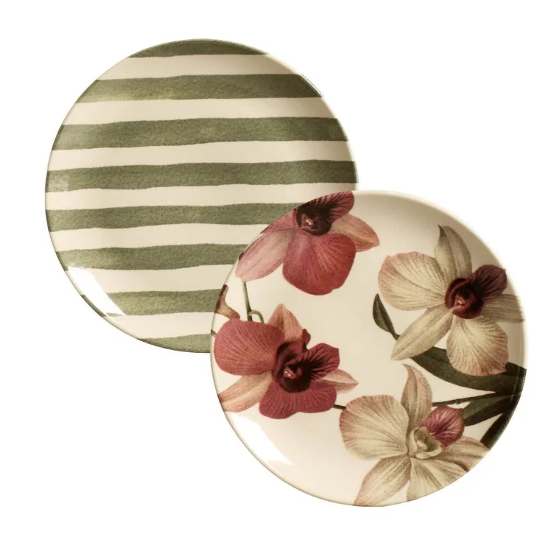 Kit com 6 Pratos de Sobremesa Coup Fleur Ø20,5cm