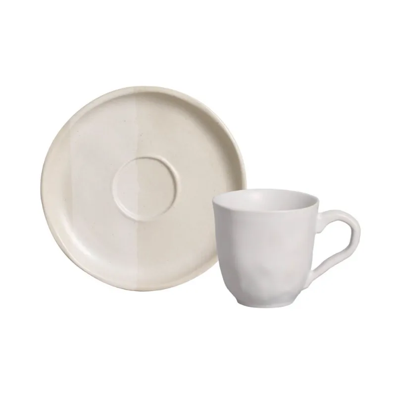 Conjunto com 6 Xícaras de Café com Pires Bio Frappé 120ml