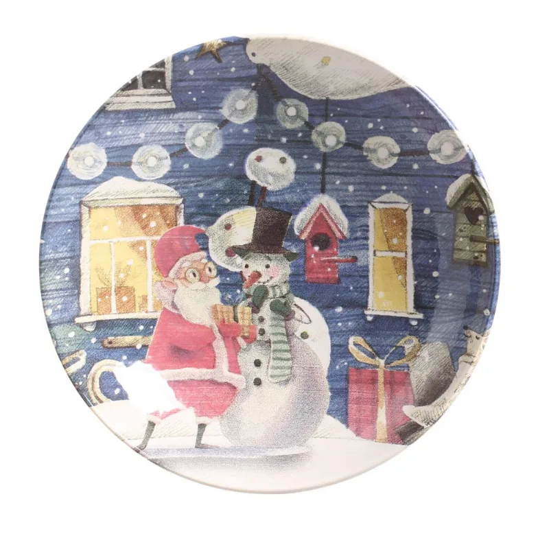 Conjunto com 6 Pratos Fundo Coup Christmas Spirit Ø21cm