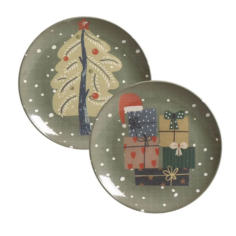 Kit com 6 Pratos de Sobremesa Coup Secret Santa Ø20,5cm