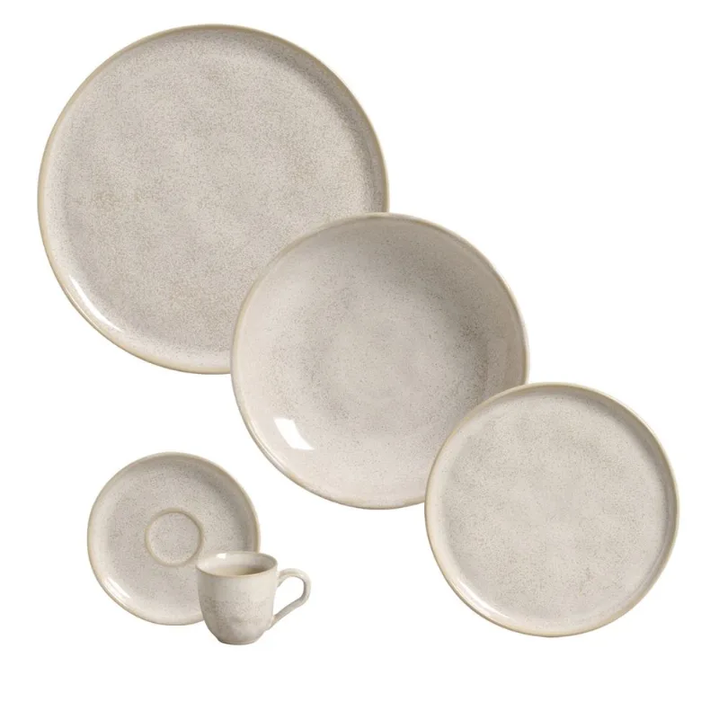 Aparelho de Jantar 30 Peças Bio Latte Porto Brasil