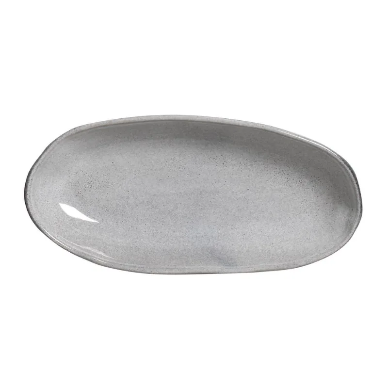 Conjunto com 4 Travessas Oval Funda G Orgânico Dust 32x16cm 650ml