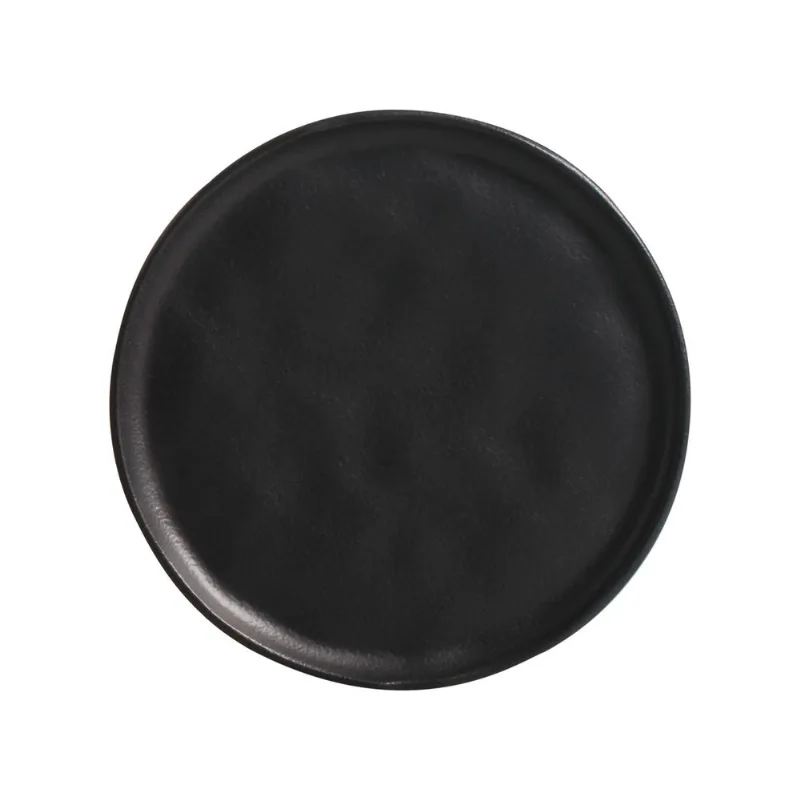 Conjunto com 6 Pratos de Sobremesa Bio Preto Matte Ø21,5cm