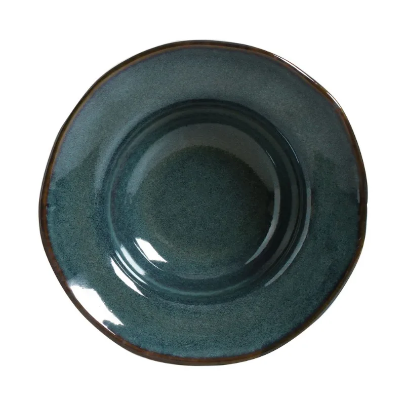 Conjunto com 4 Pratos Entrada/Sobremesa Orgânico Oceano Ø19X5,5cm