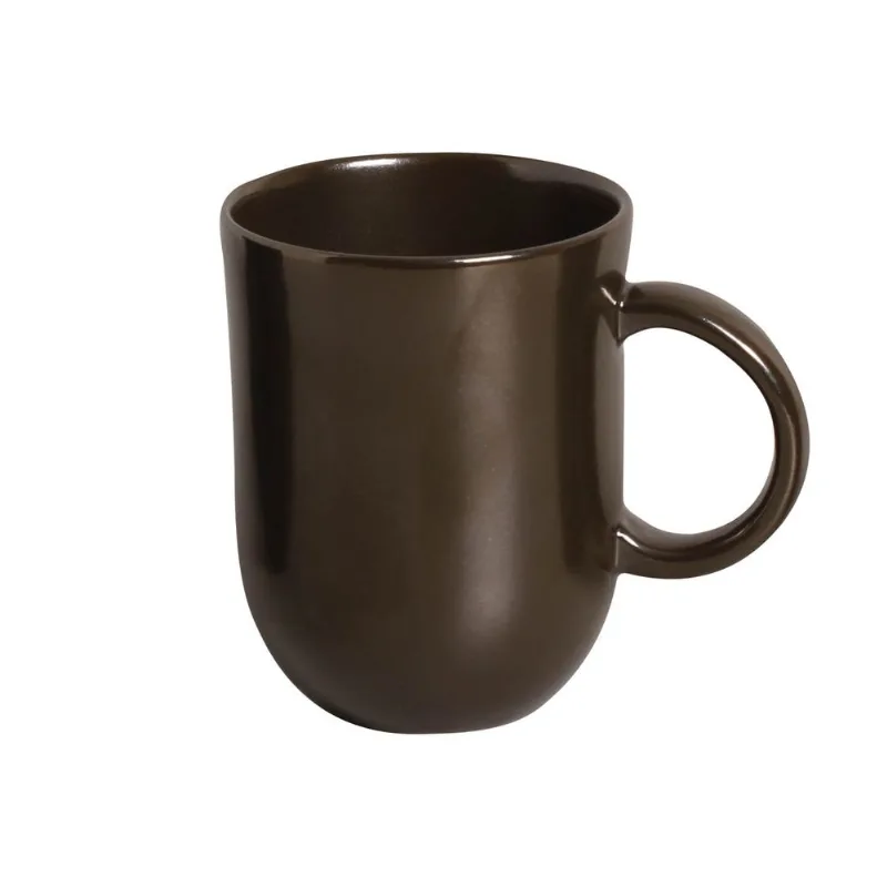 Conjunto com 4 Canecas Coup Stoneware Grande Metallica 330ml
