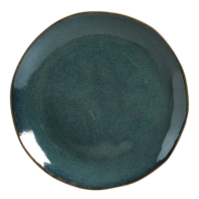 Conjunto com 6 Pratos Raso Orgânico Oceano