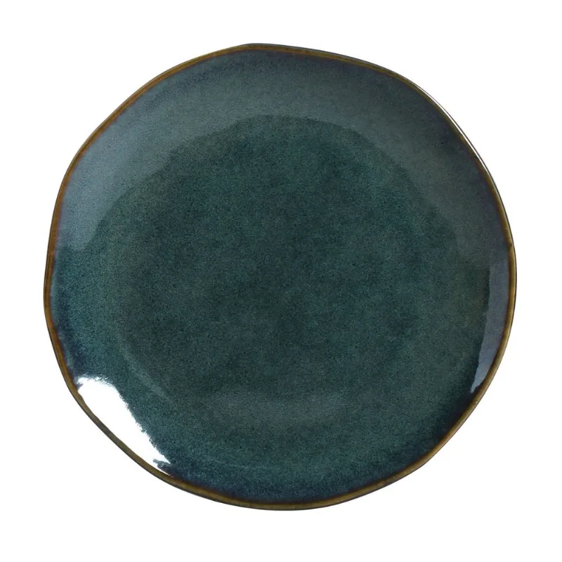 Conjunto com 6 Pratos De Sobremesa Orgânico Oceano