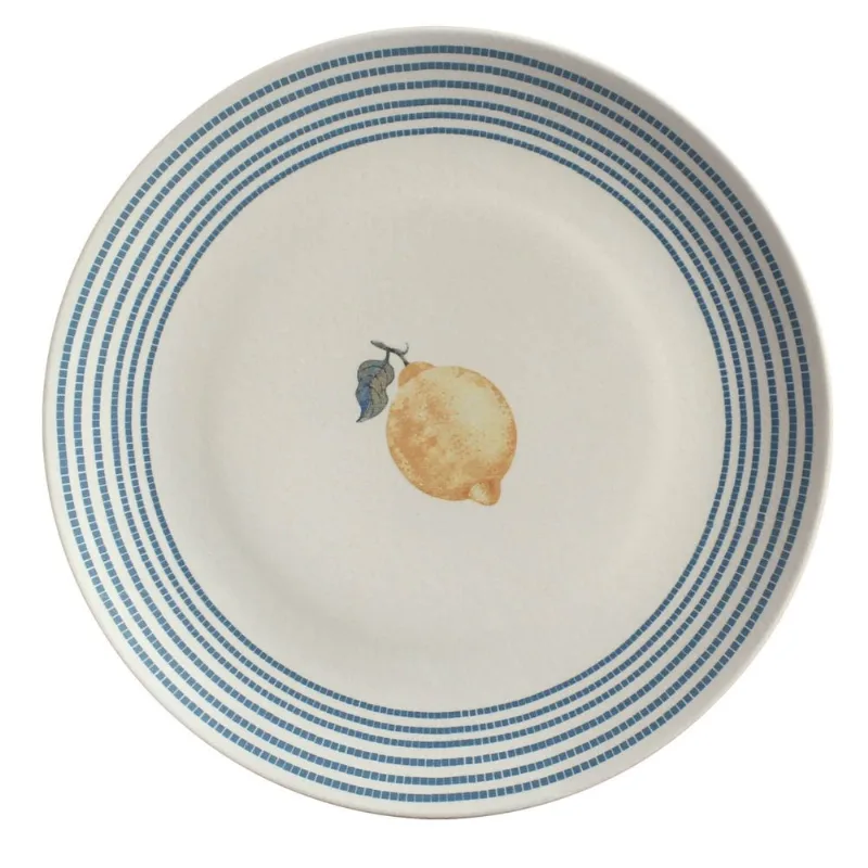 Conjunto com 6 Pratos Raso Coup Stoneware Amalfitana Ø26cm