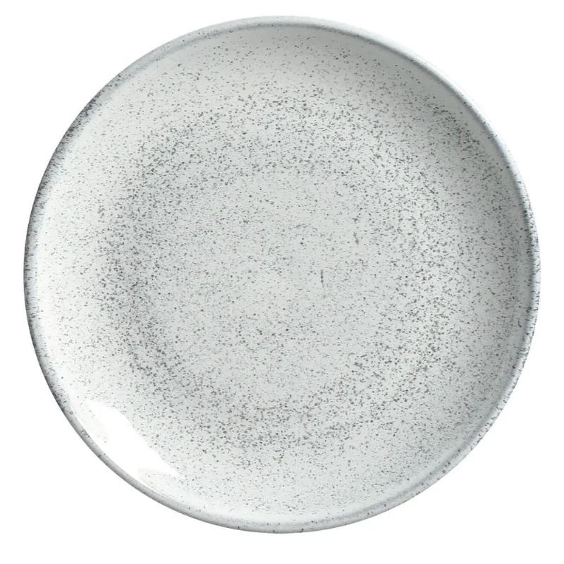 Conjunto com 6 Pratos Raso Coup Stoneware Hotelaria Echo Ø26,5cm