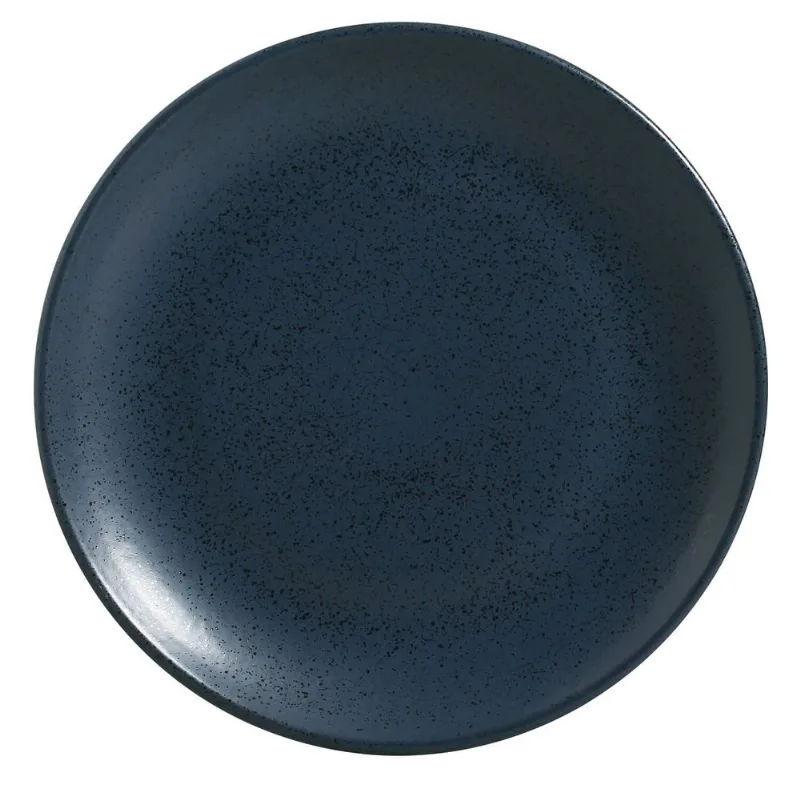 Conjunto com 6 Pratos Raso Coup Stoneware Hotelaria Night Blue Ø26,5cm