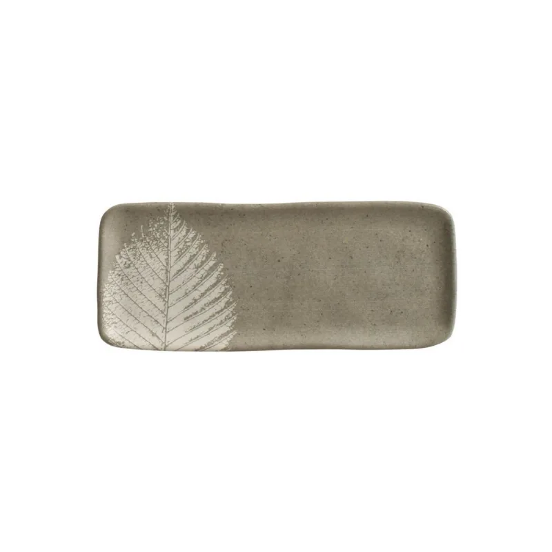 Conjunto com 4 Travessas Retangular Pequena Orgânico Seiva 22x9,5cm