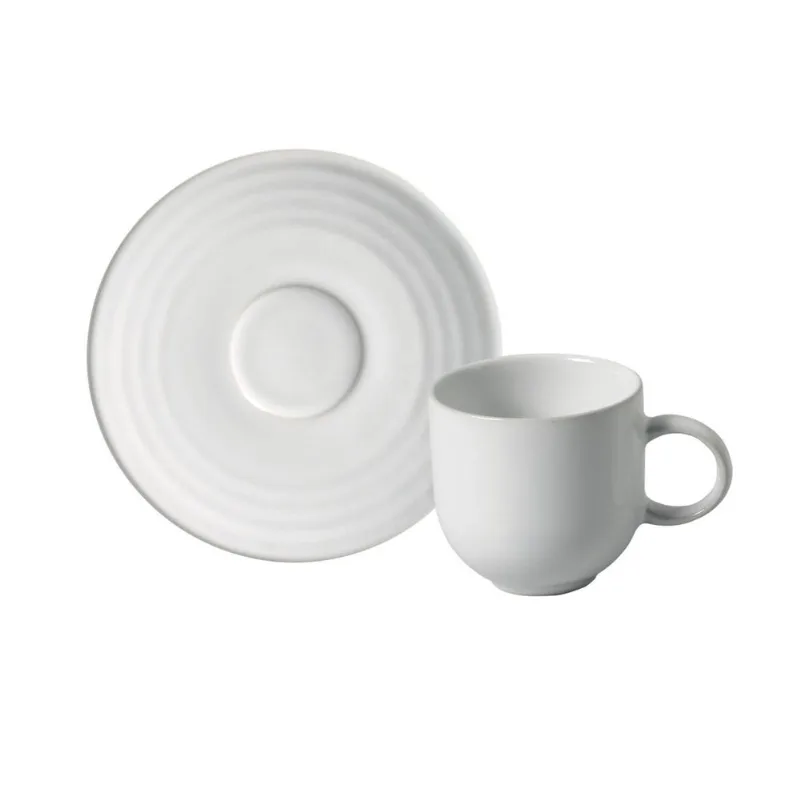 Conjunto com 6 Xícaras de Café com Pires Coup Stoneware Lumina 97ml