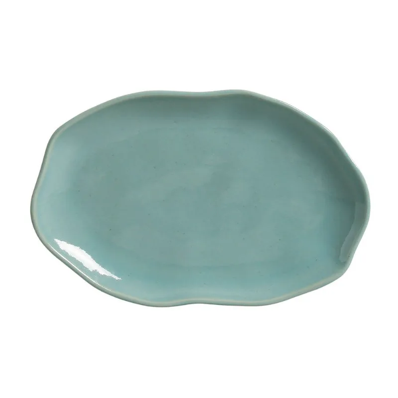 Conjunto com 4 Travessas Oval Rasa Média Bio Curaçao 30x20cm