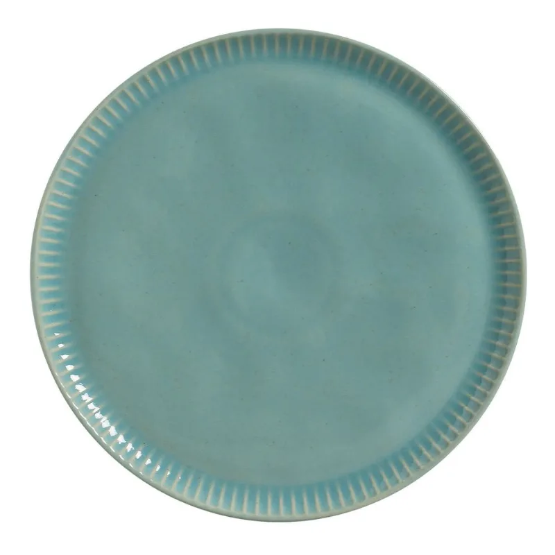 Conjunto com 6 Pratos Raso Linhas Curaçao Ø27,5cm