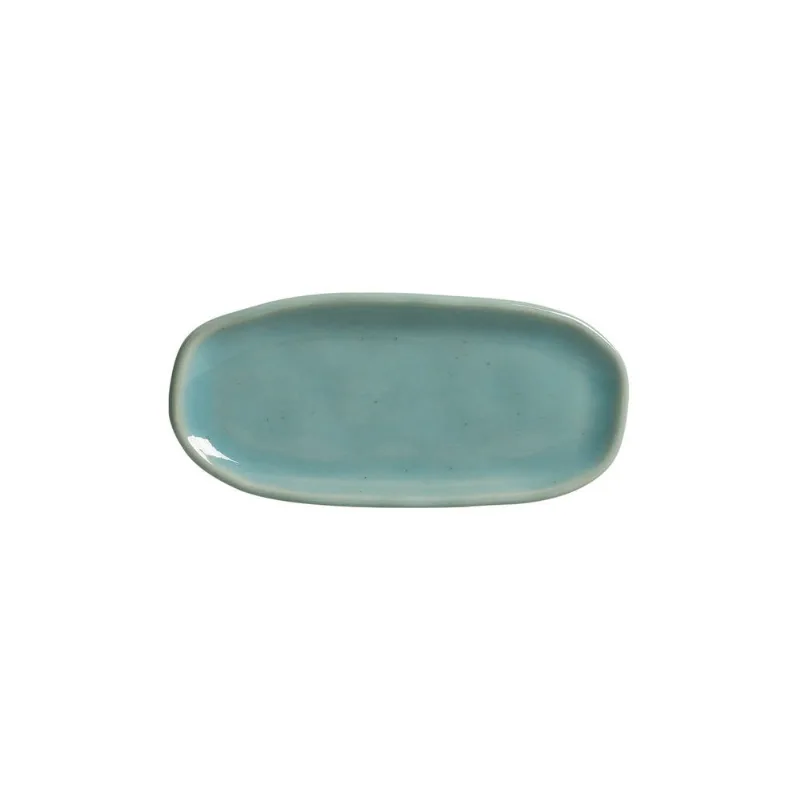 Conjunto com 4 Travessas Oval Rasa Mini Orgânico Curaçao 16,5x8cm
