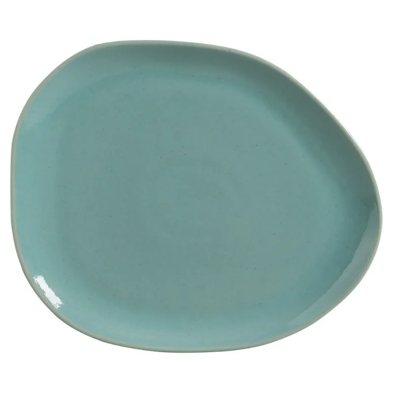 Conjunto com 6 Pratos Raso Oval Orgânico Curaçao 31x24x2,5cm