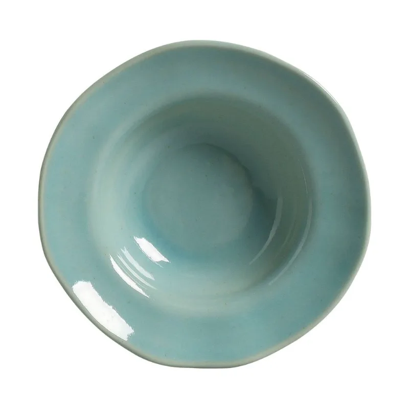 Conjunto com 4 Pratos de Entrada/Sobremesa Orgânico Curaçao Ø19x5,5cm 250ml