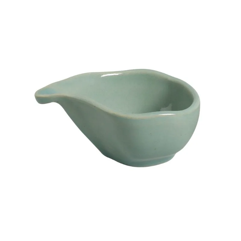 Conjunto com 6 Molheiras Oval Orgânico Curaçao 8x6cm 40ml