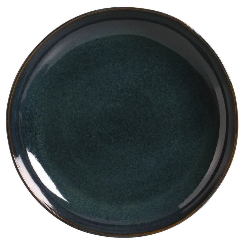 Travessa Redonda Grande Orgânico Stoneware Oceano Ø36cm