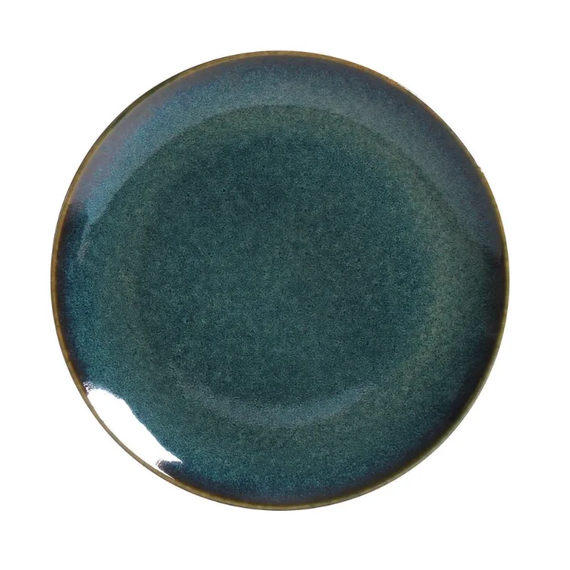 Conjunto com 6 Pratos de Sobremesa Coup Stoneware Hotelaria Oceano Ø21cm