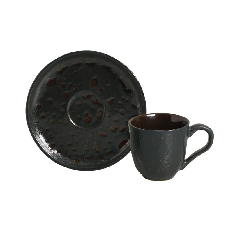 Conjunto com 6 Xícaras de Café com Pires Bio Stellar 120ml