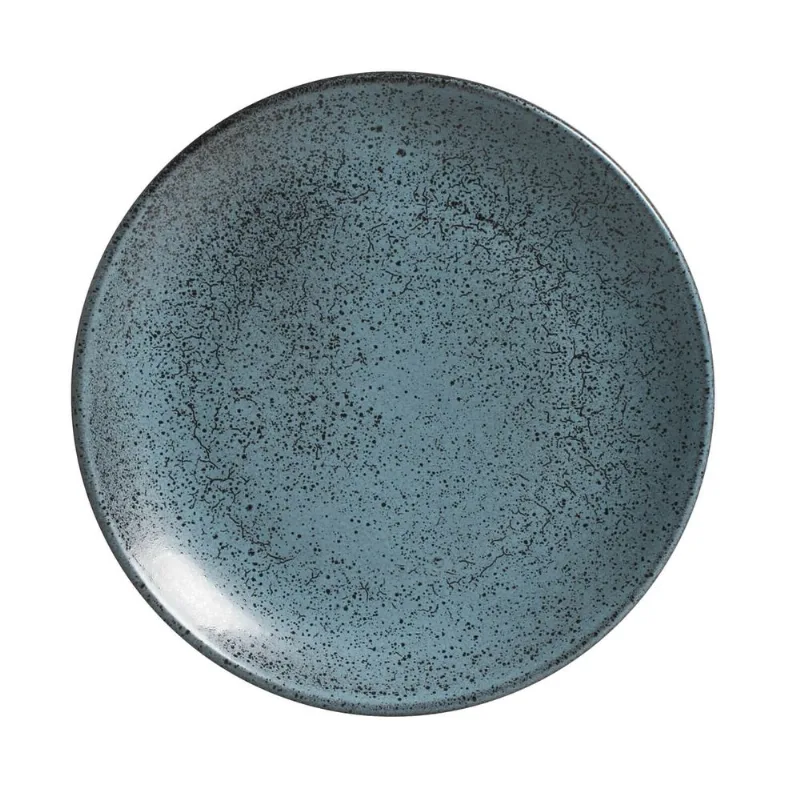 Conjunto com 6 Pratos de Sobremesa Coup Stoneware Hotelaria Night Sky Ø21cm
